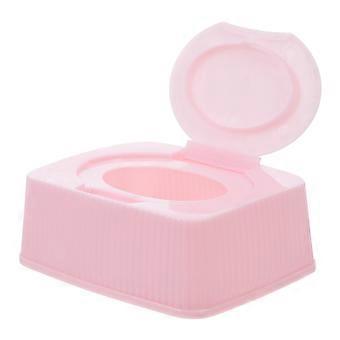 Baby Wipes Container Dustproof Storage Box For Wet Tissues Makeup Cotton Holder For Keeping Baby Wipes Moist And Accessible For Nursery Bathroom Trave