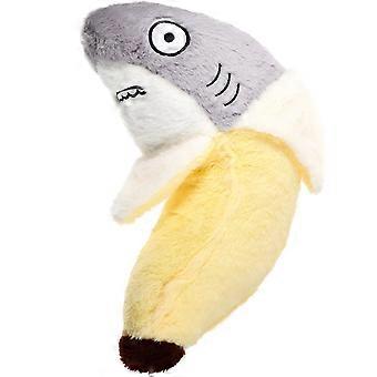 Shark Plush Throw Pillow for Decor Cute Stuffed Cartoon Doll