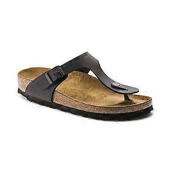 SingleBuckle Cork Footbed Thong Sandals, SlipOn OpenToe Sandals For Minimalist Everyday Outfit Matches