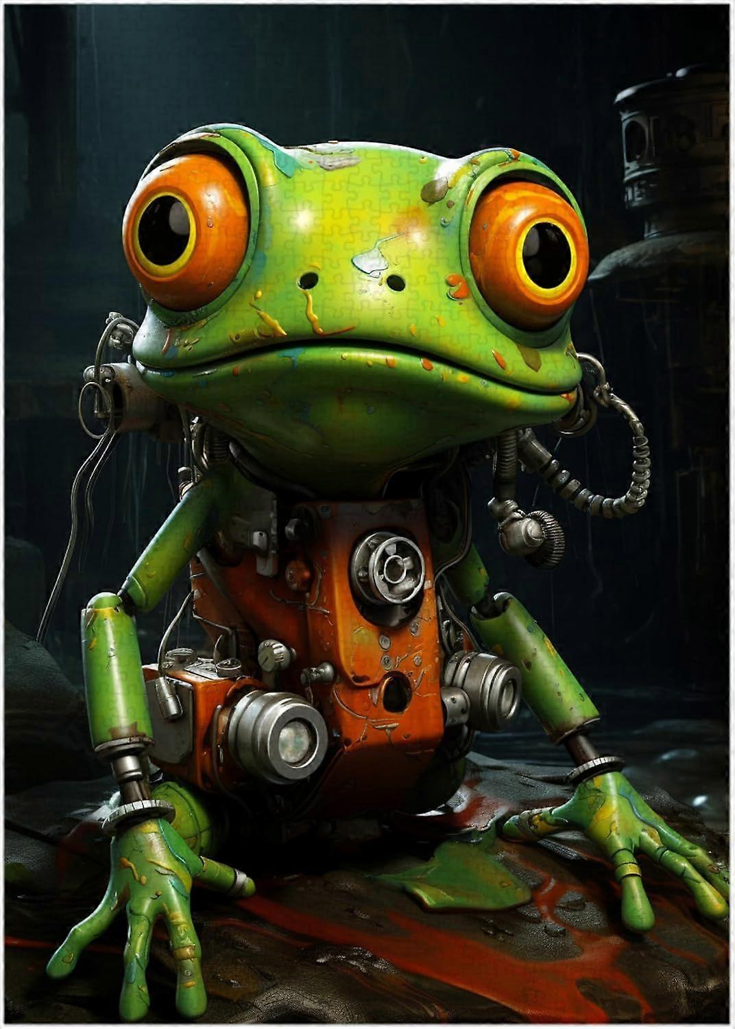 Robot Frog Mecha Jigsaw Puzzle AZQ456
