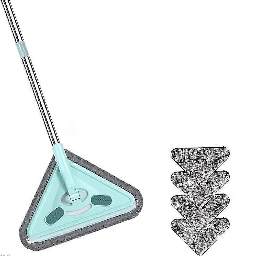 Multifunctional Mop, 360 Rotatable and Adjustable Cleaning Mop, Wet and Dry Triangle,