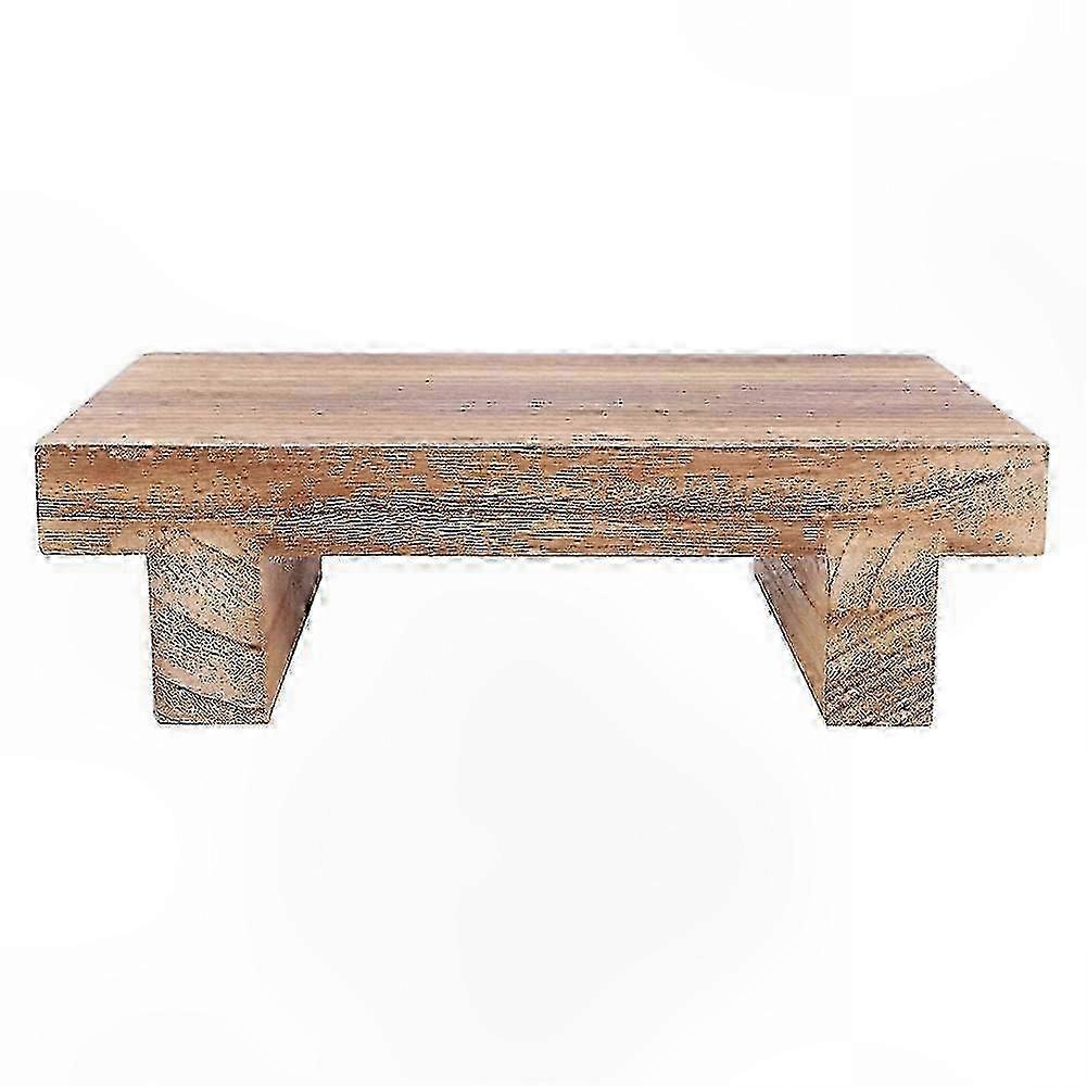 Wooden Step Stool for Adults, Elevated Bed Stool, Kitchen Helper Stool