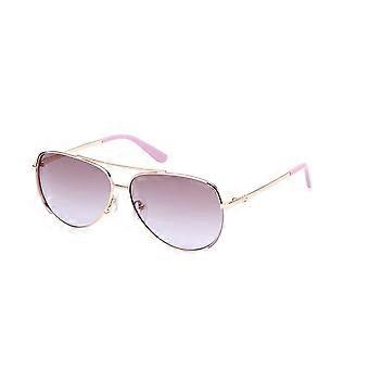 Guess GU00193 59F Full Rim  Women Pilot Sunglasses UV2 Original