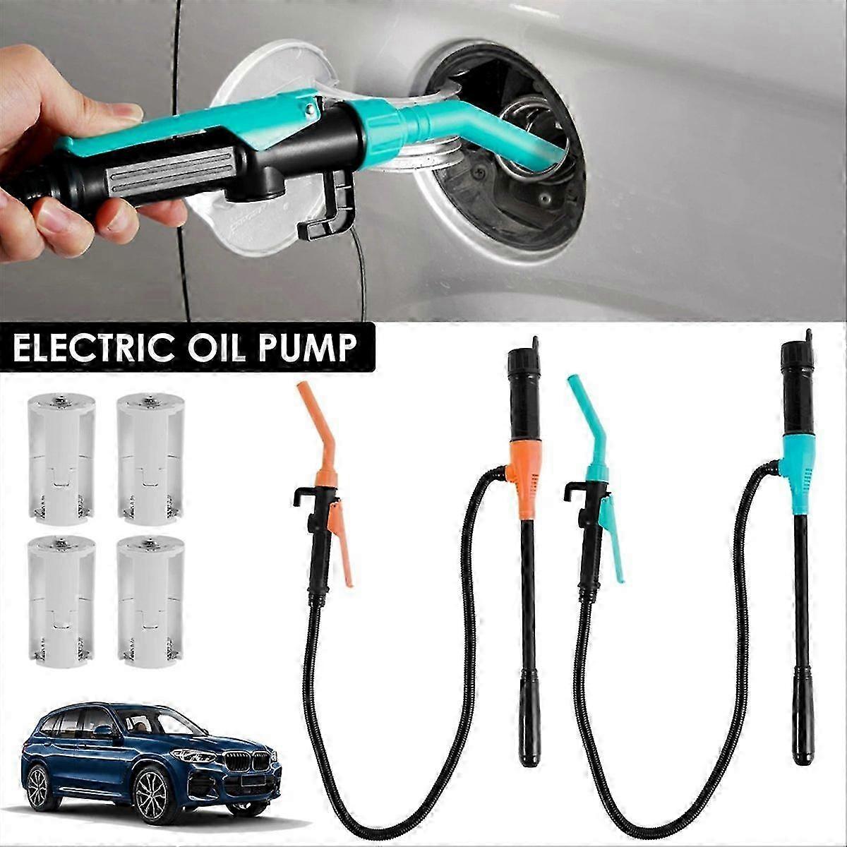 Liquid Transfer Pump with Flow Control Nozzle Orange