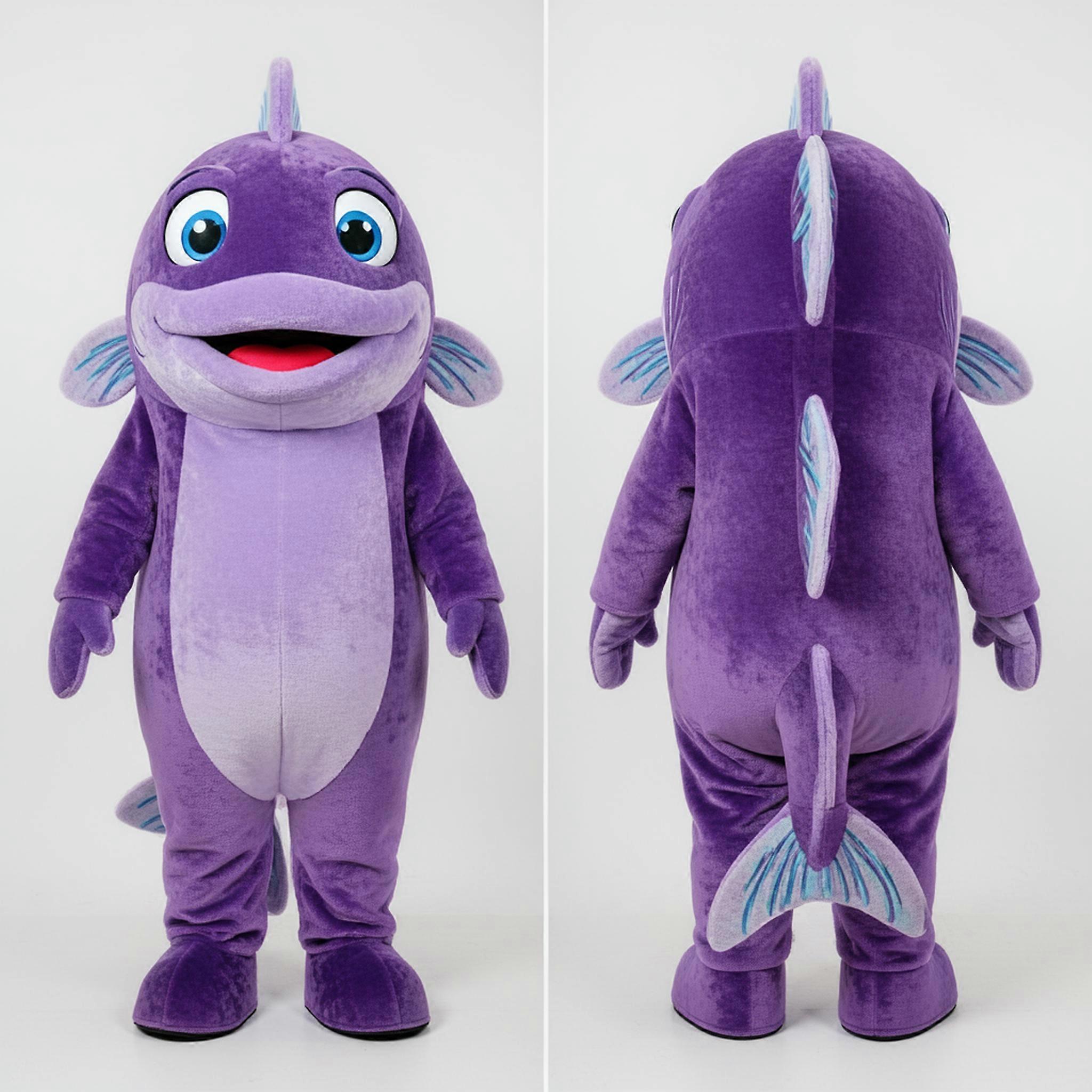 MASTICOT Purple Velvety Cod Mascot