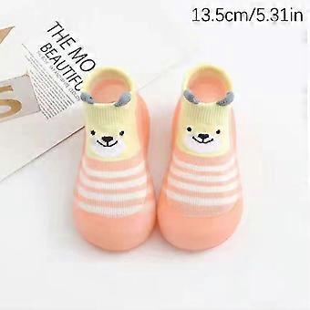 Weiche Babyschuhe für Kleinkinder, rutschfeste Gummisohle, weiche Strickschuhe
