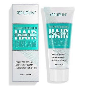 Hair Straightening Cream Protein Correcting, repairing damaged hair nourishing fast smoothing silk & gloss hair for women and men