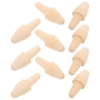 Children's Wooden Spinning Top Supplies for Durable Repair 10Pcs Set