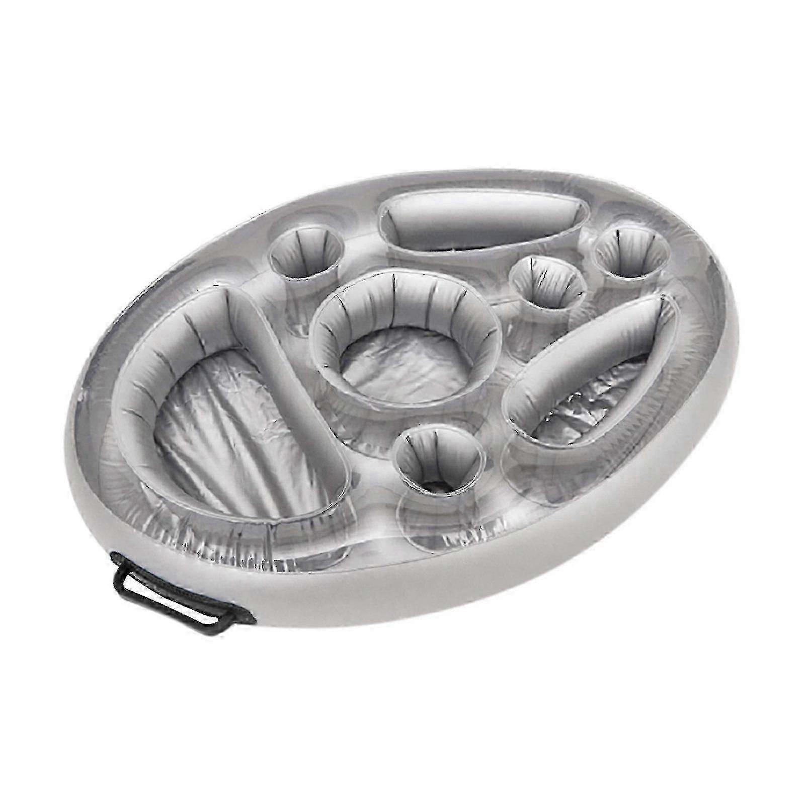 Floating pool accessory for drinks - SILVER