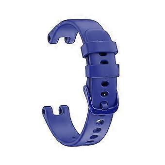 Vitt silikonarmband för klocka, kompatibelt med Garmin Lily, justerbart armband