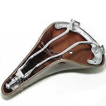 2X Retro Vintage Bicycle Saddle Seat Cushion Bike 3 Spring Shock Seat Cycling Bike Seat Cycling Replacement,Chocolate