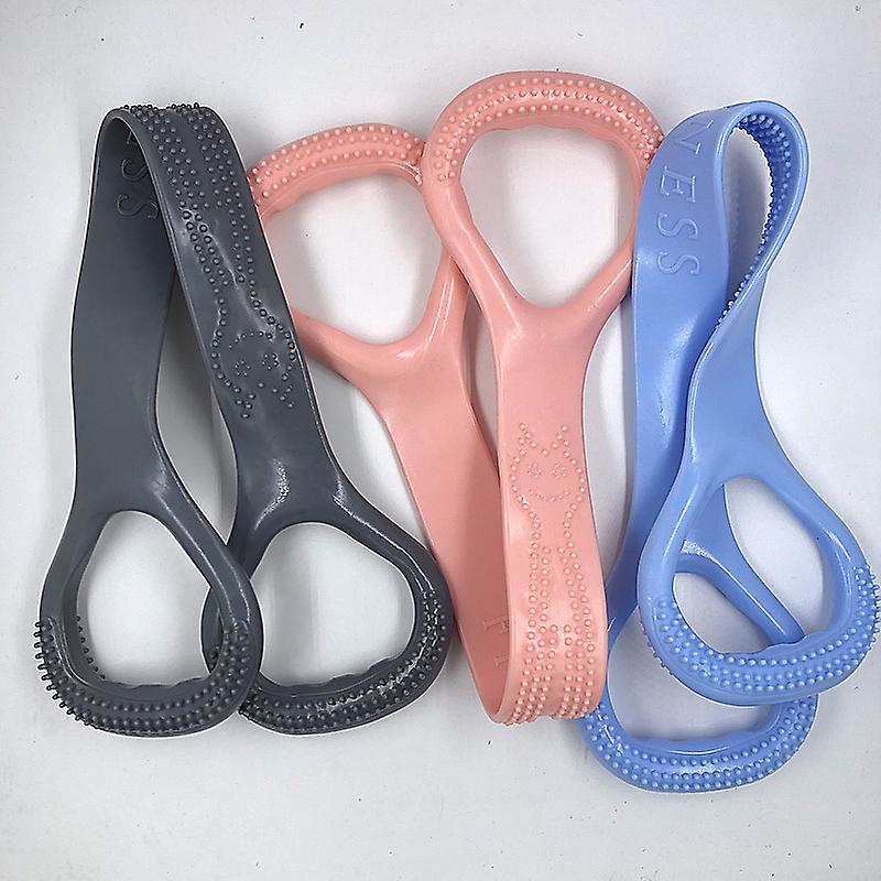 Yogarem, Multi-loop Strap, Yoga Stretch Strap, Nonelastic Stretch Strap För Fysioterapi, Pilatespink, Blå, Grå3st
