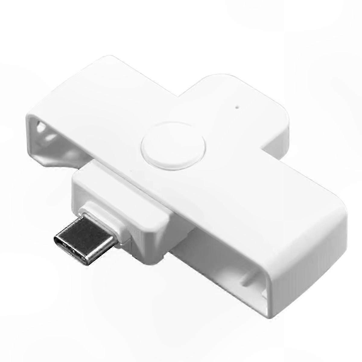 USB Type-C Smart Card Reader compatible with CAC, PIV, SLE4442, SLE4428 Memory Cards