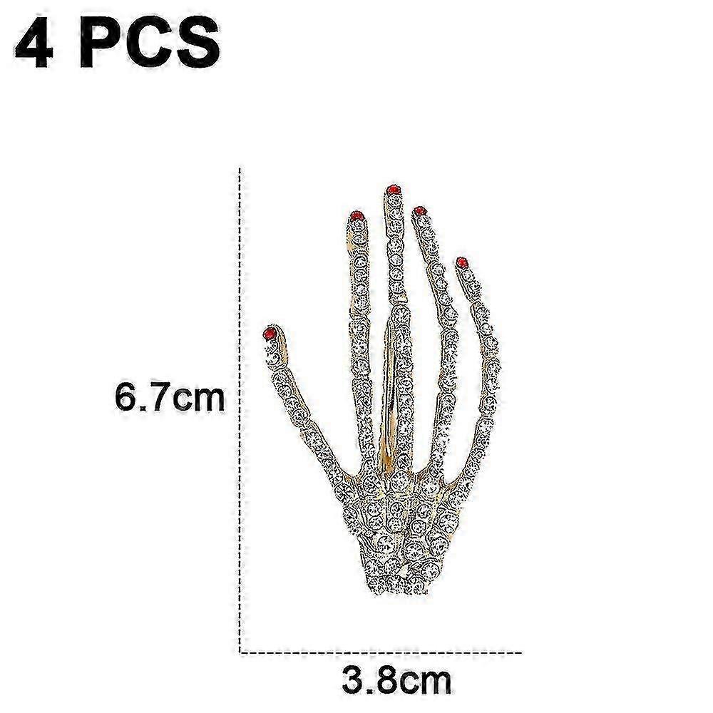 4pcs Hands B H Clips Horror H Clip