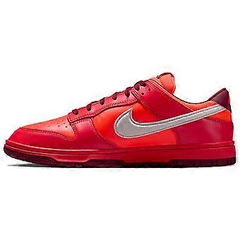 Nike Dunk leren slipbestendige, waterdichte en slijtvaste lage skateboard schoenen, unisex, rood HQ2053-800
