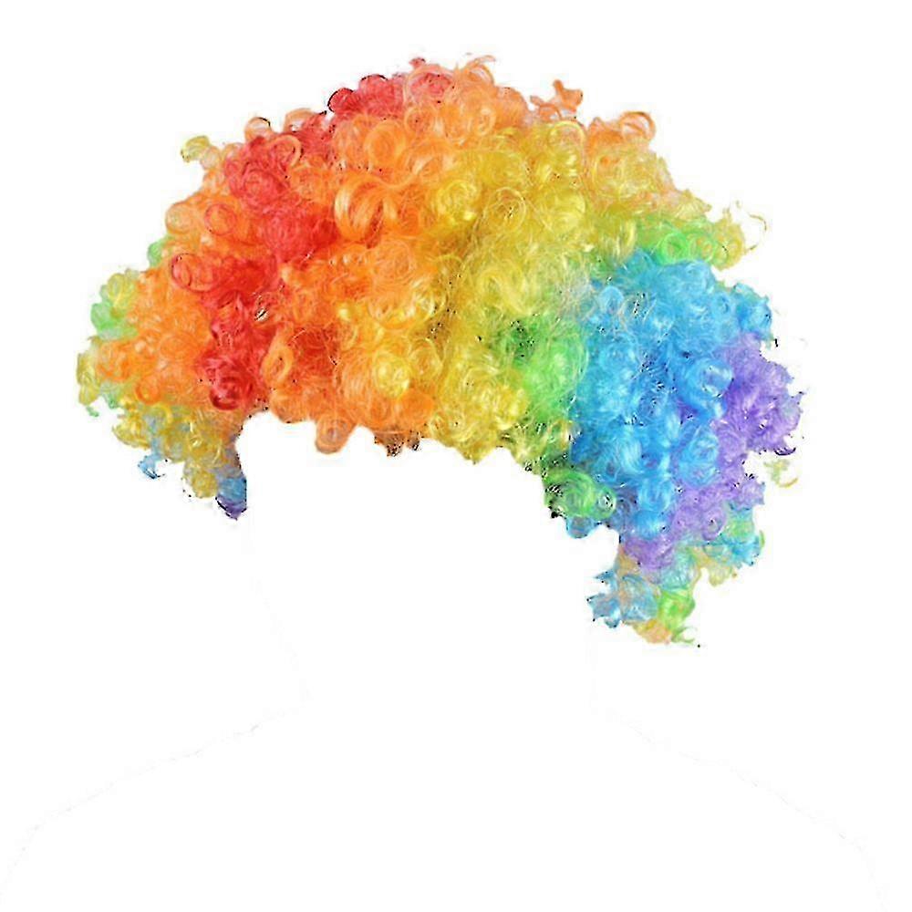 Halloween Exploding Head Clown Fans With The Same Wig