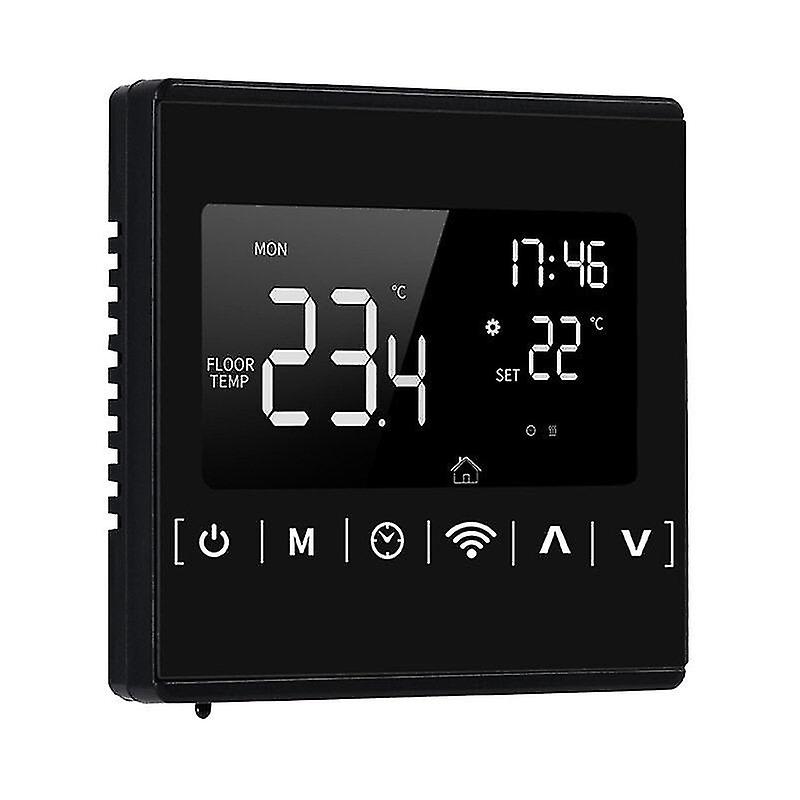Touch Screen Wifi Thermostat App Remote Control For Water Heating Voice Temperature Controller 250v 3a