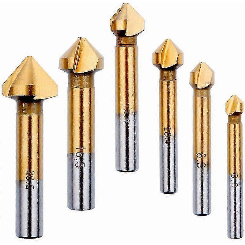 Triple-Flute Tapered Chamfer End Mills