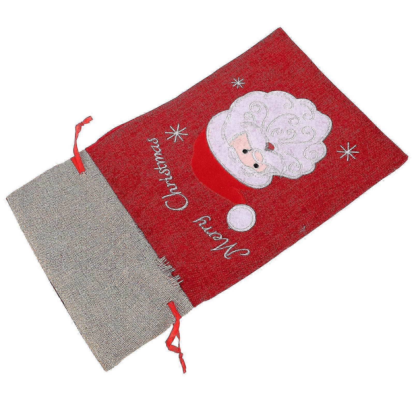 Candy Drawstring Bag compatible with Christmas Storage 2Pcs Multi Color Design