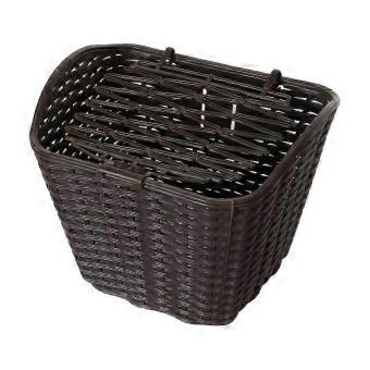 Covered Front Bike Basket Lightweight Design