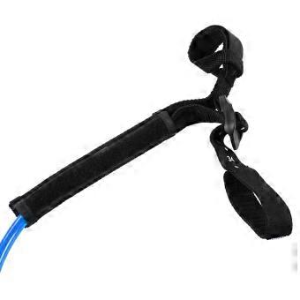 2PCS 28-34inch Black Adjustable Safety Windsurf Harness Leash Surfboard Surfing Blue