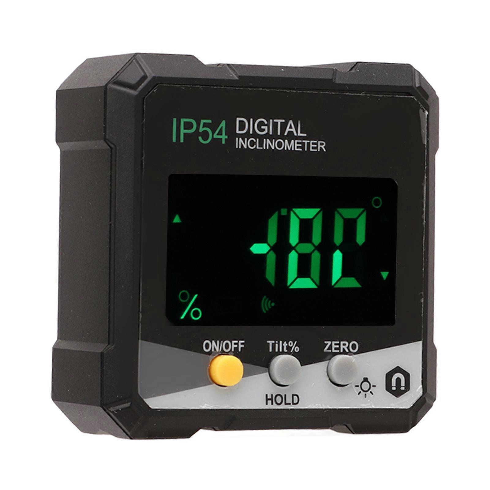 Digital Inclinometer LCD Display Protractor Magnetic Level Box Angle Finder Measuring Tool