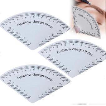 3Pcs Eyebrow Mapping Ruler Set – Fast Brow Mapping, Precise Symmetry Guide, Reusable for Salon and Home Use