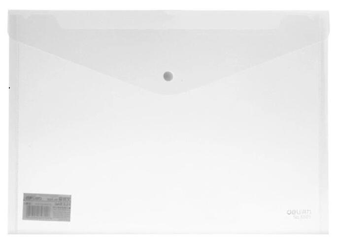 Transparent Button Document Bags, Paper Folders