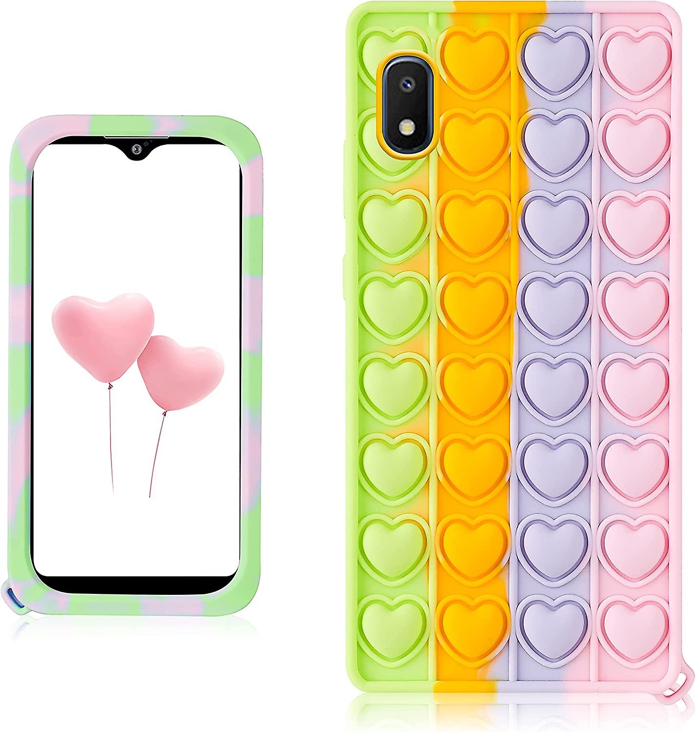 Trendy Fun for Samsung Galaxy A10E Case,Silicone Aesthetic Cartoon