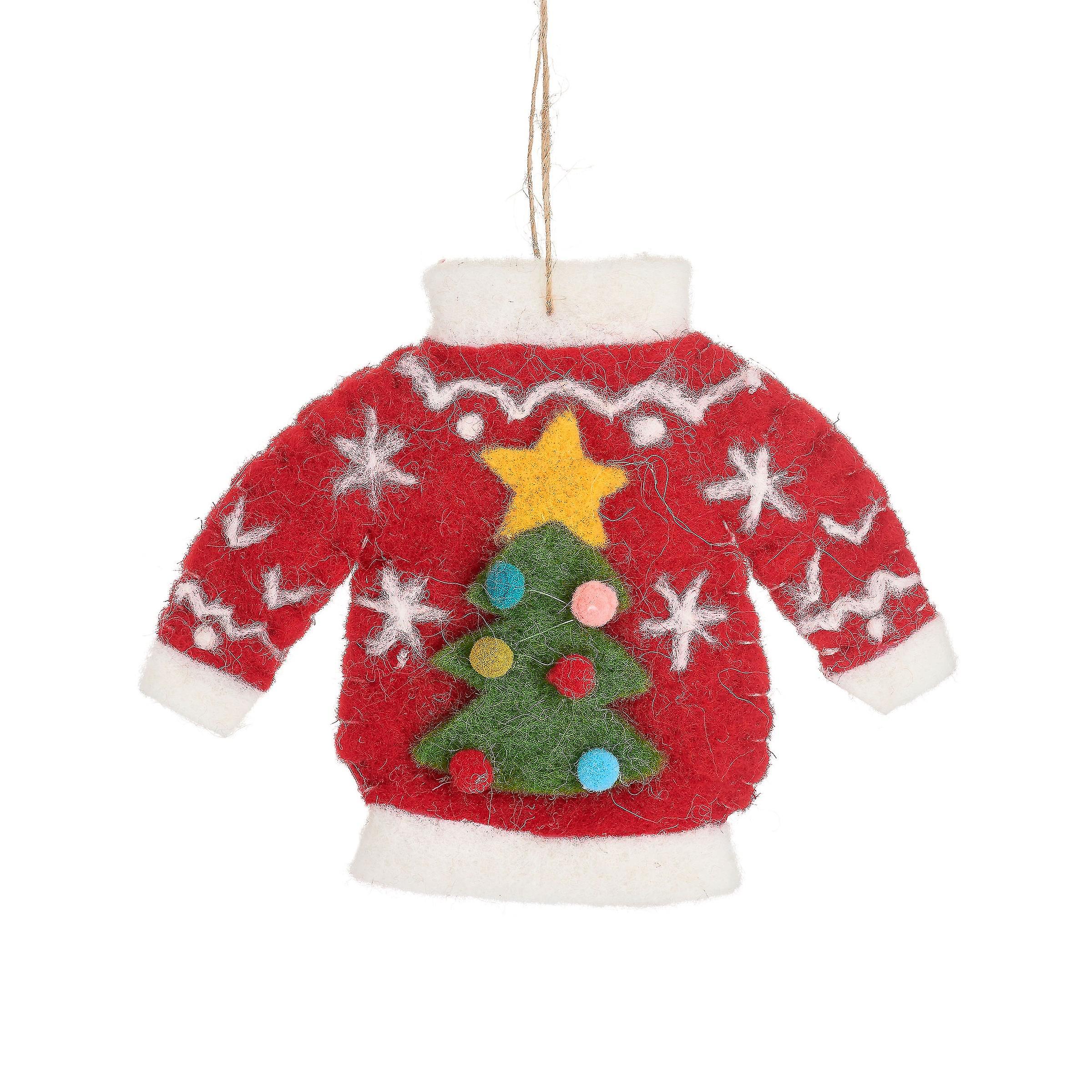 Sass & Belle Festive Jumper Christmas Tree Decoration