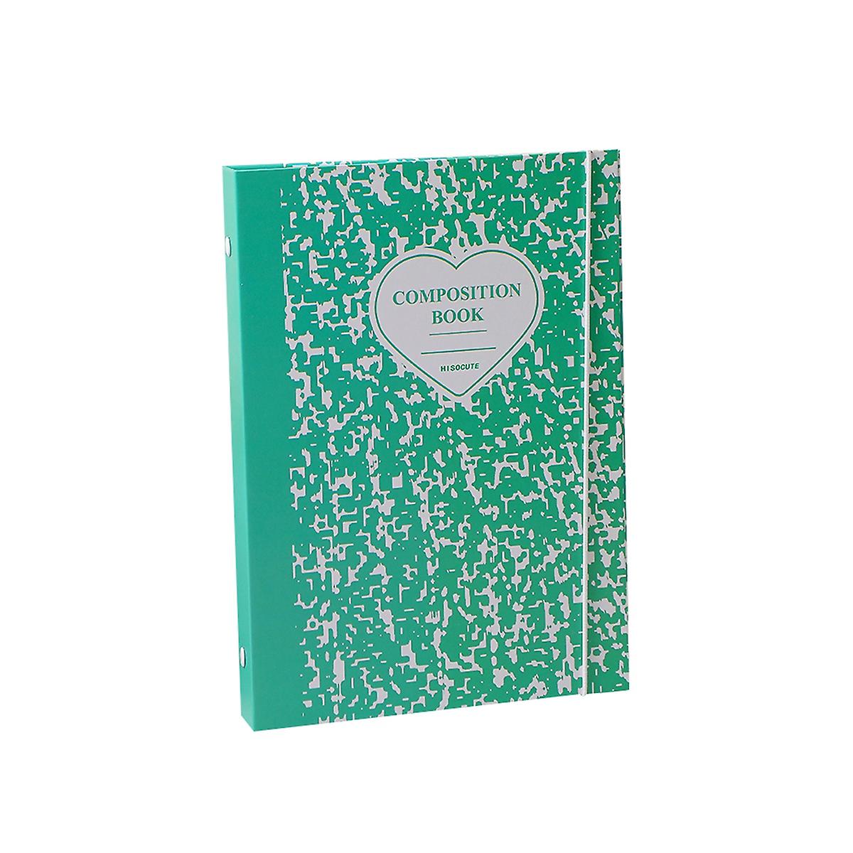 A5 Idol Pictures Storage Book Card Holder Stars Photo Album Photocard Book Stationery(Green)