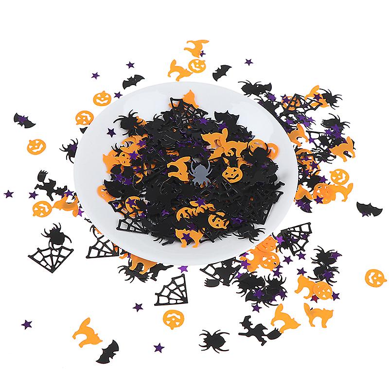 15g Halloween Confetti Pumpkin Spider Witch Bats Confetti Sprinkle Table Decor