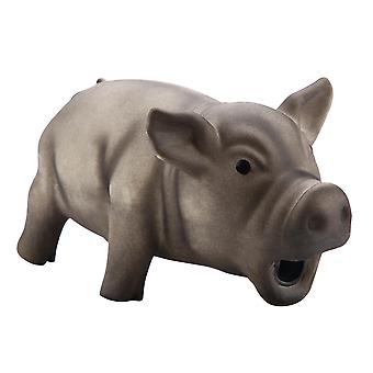 Cute Pig Grunting Squeak Latex Pet Chew Toys for Dog Puppy Toy(Black)