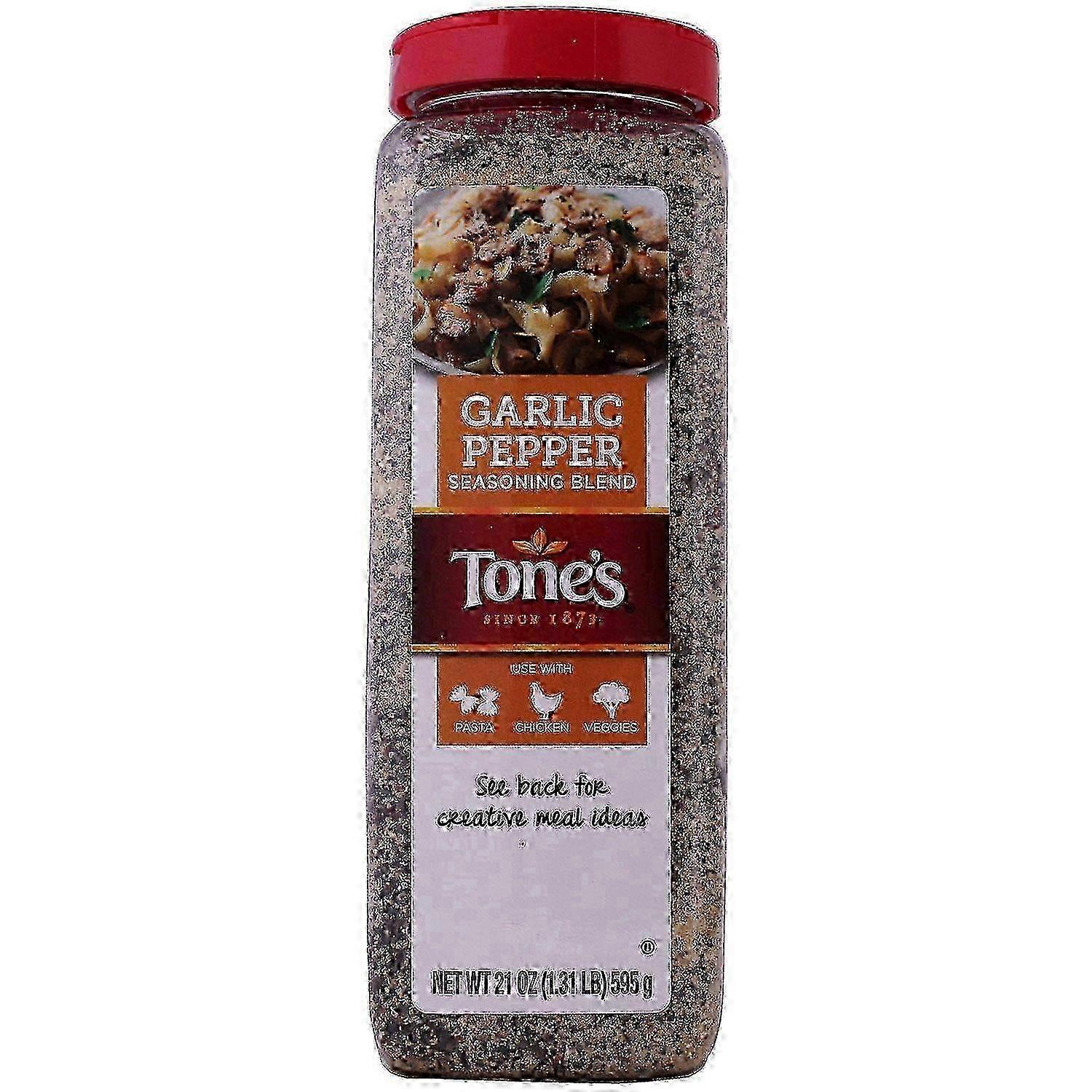 Tone's Garlic Pepper Seasoning Blend, 21 Oz