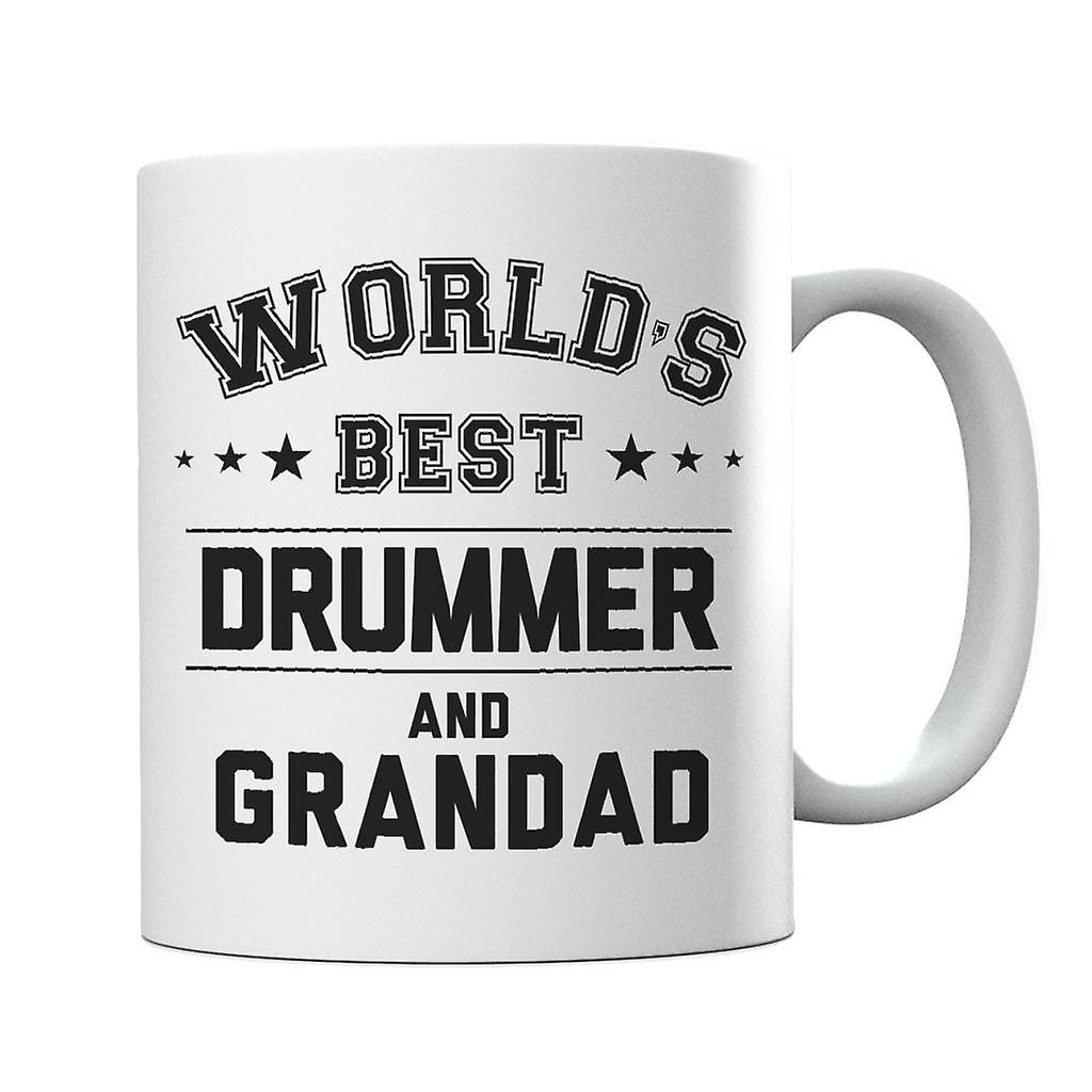Worlds Best Drummer And Grandad Mug