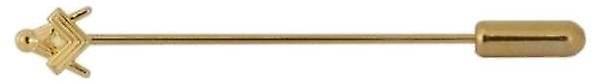 David Van Hagen Masonic Cravat Pin - Gold