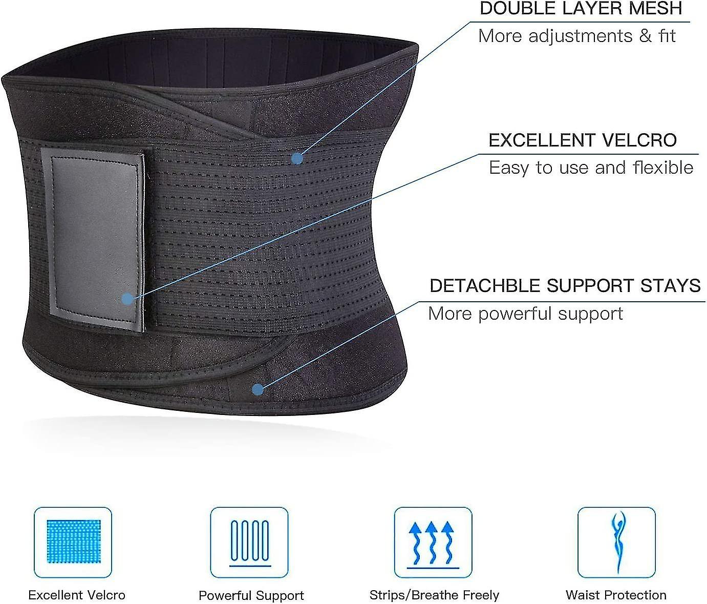 Lower Back Brace Pain Relief Double Pull Lumbar Support Belt for