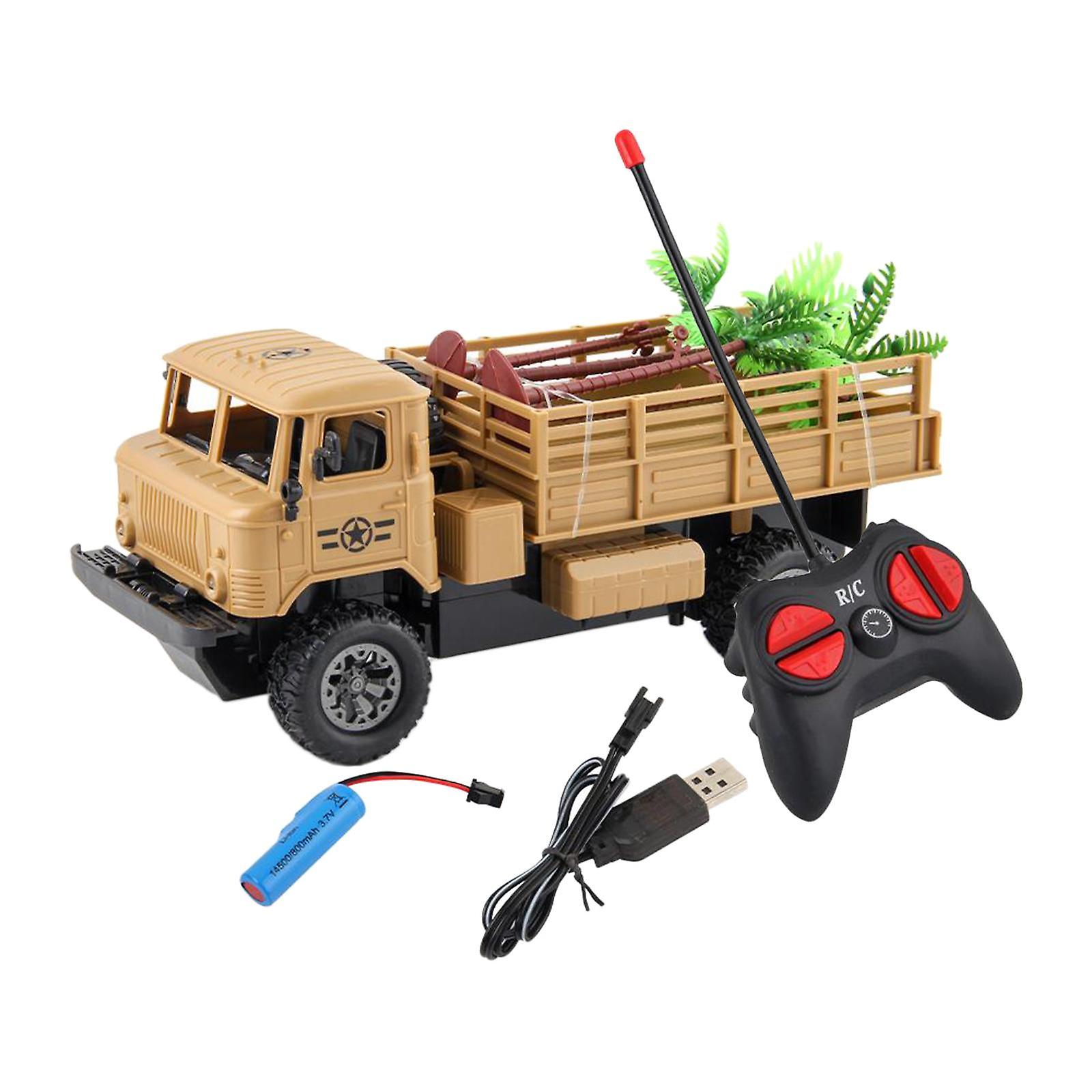 4 Channel RC Construction Truck 1/20 LED Light Vehicles With Tree
