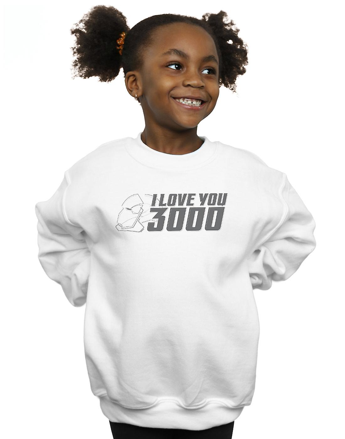 Marvel Girls Avengers Endgame I Love You 3000 Helmet Sweatshirt | Fruugo BH