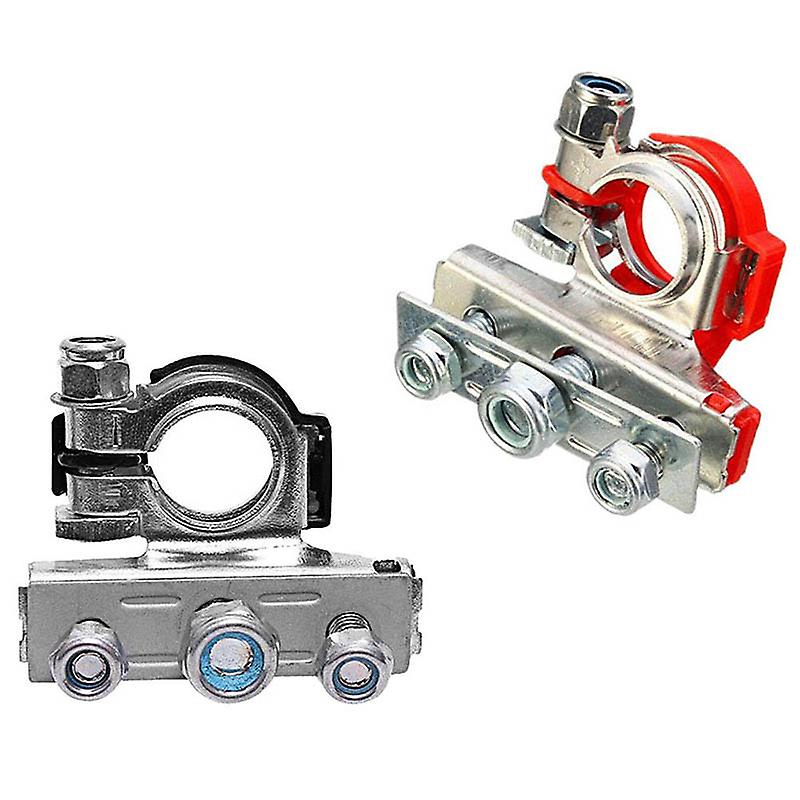 A Pair Of Automobile Battery Terminal Disconnection Close Connector 6v 12v 24v Pure Copper Pile Head Quick Release Rable Clamp