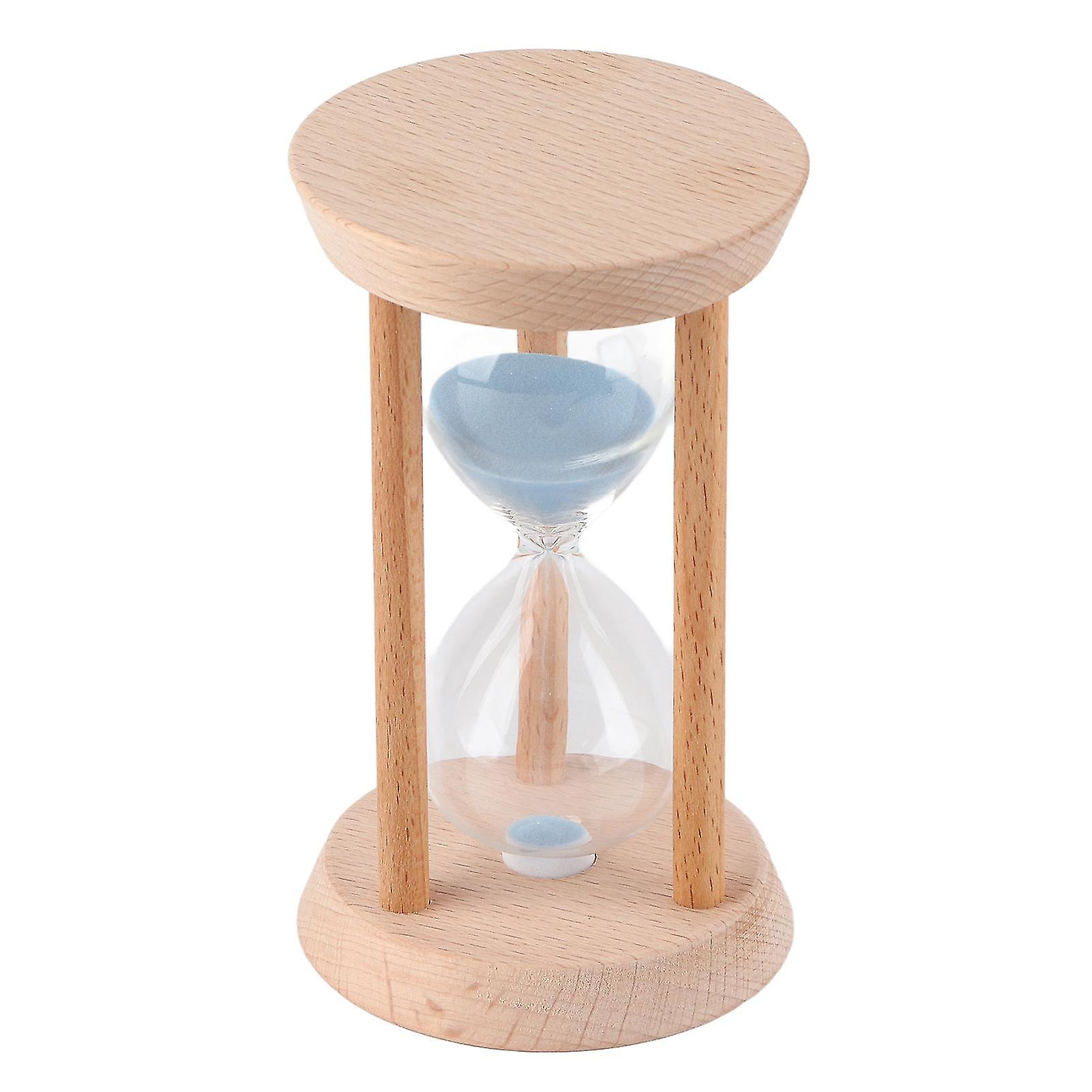Small Round Wooden Three Column Hourglass Sand Hourglass Timer Sand Timer