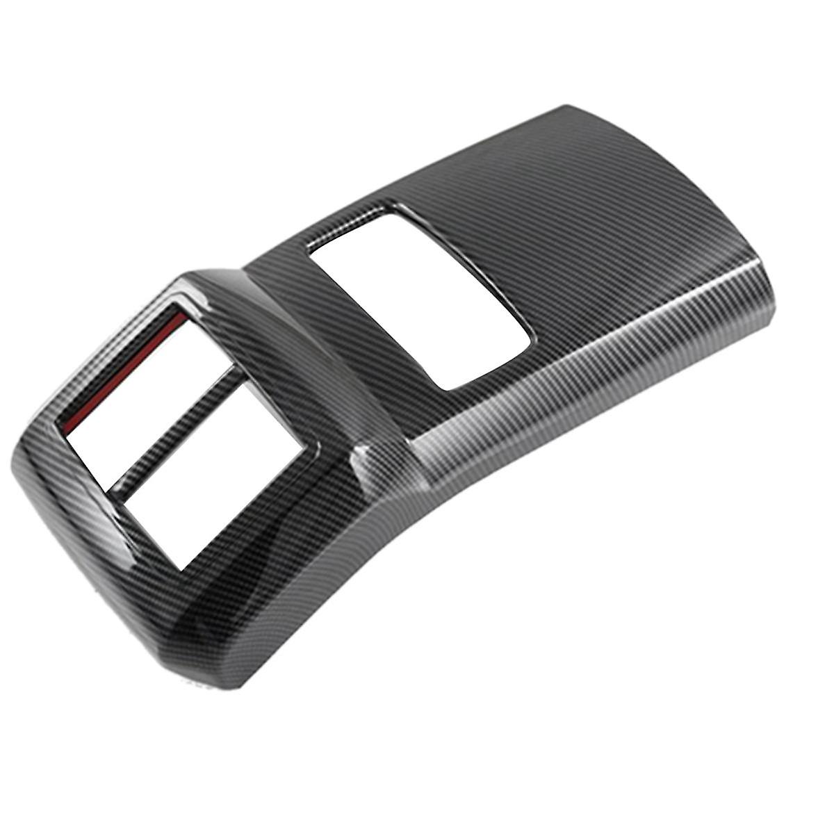 Car Carbon Fiber Armrest Box Rear Frame Cover Sticker Trim for NQ5 2021 2022