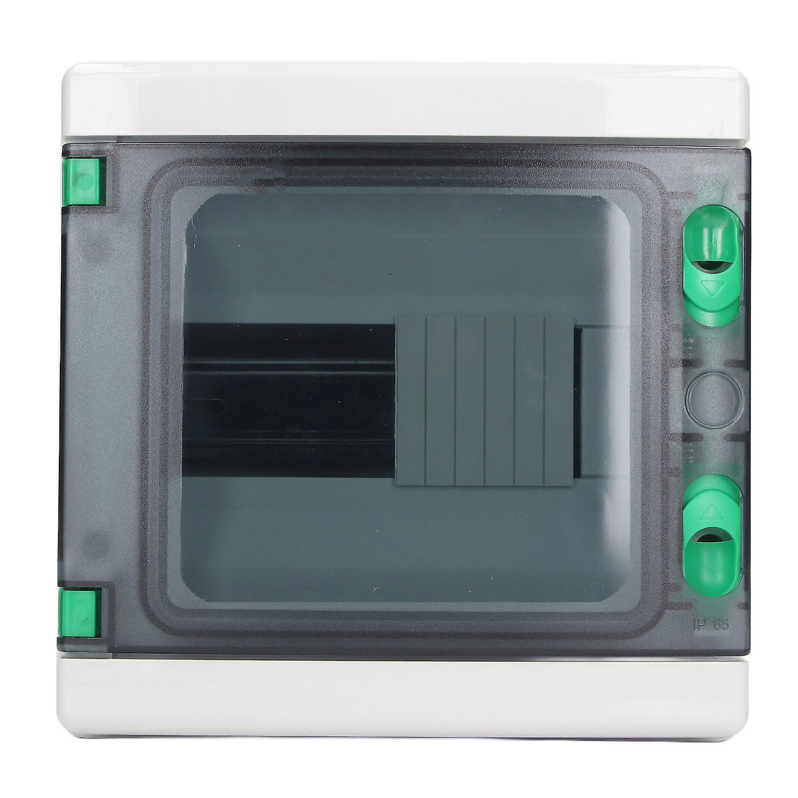 DEWIN Distribution Protection Box, Distribution Protection Box 8 Way IP65 Waterproof DIN Rail Mounting Circuit Breaker Box for Outdoor Indoor