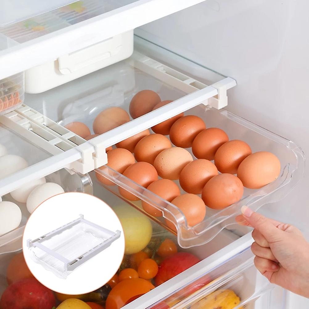 Durable Refrigerator Egg Holder with Drawer Organizer - Space-Saving Kitchen Essential