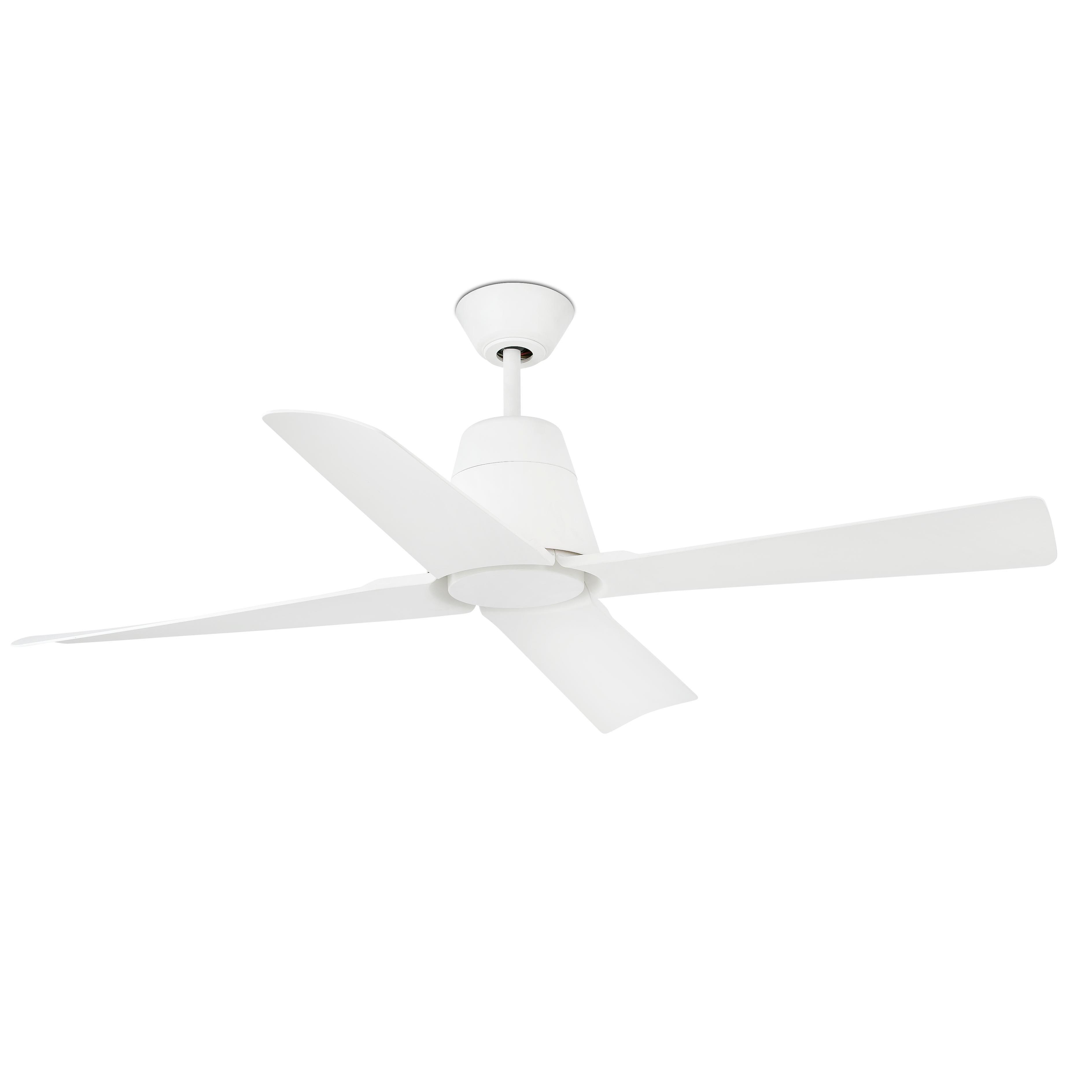 Outdoor DC ceiling fan Typhoon White with Remote