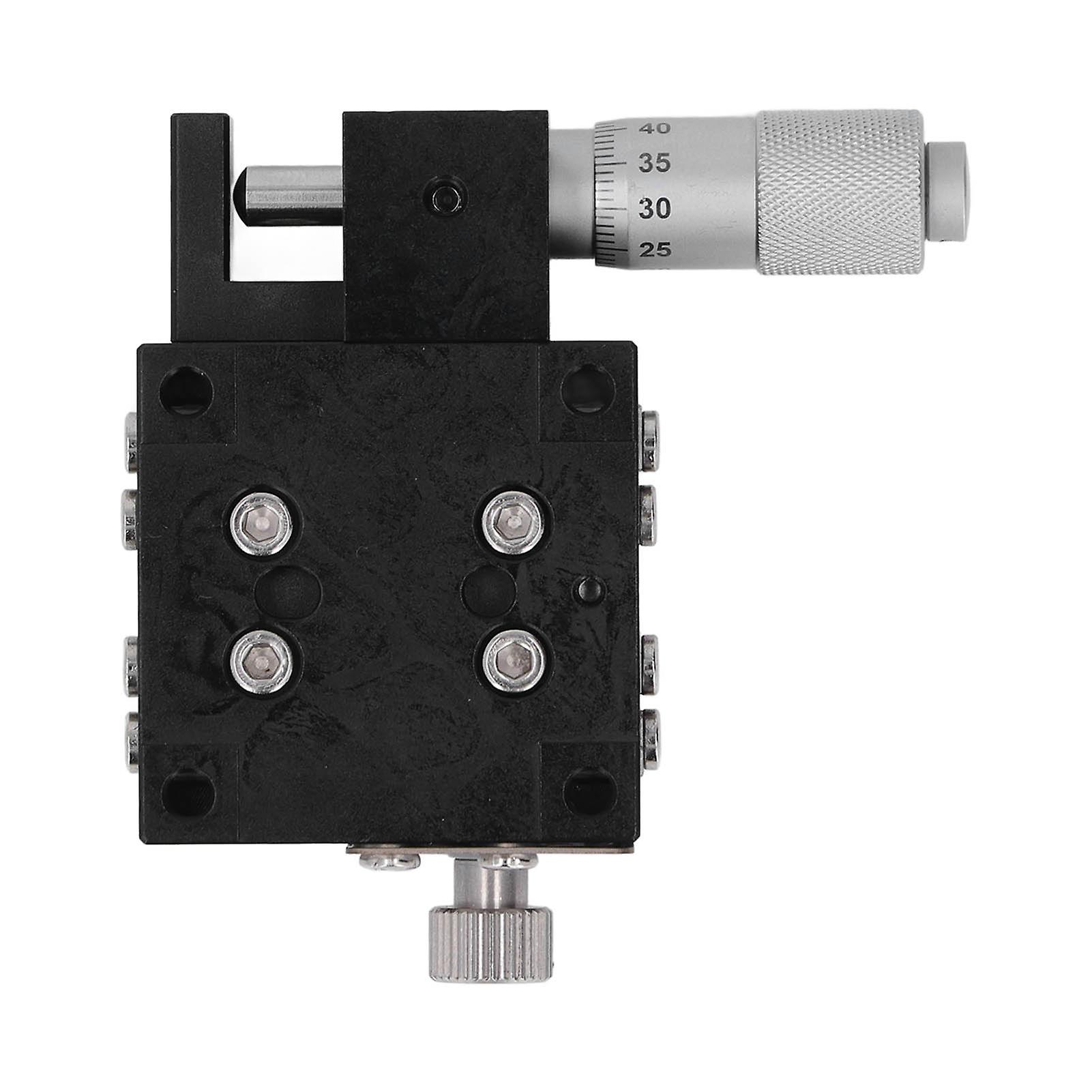 Linear Stage X Axes 40x40mm Micrometer Manual Displacement Platform Sliding Cable