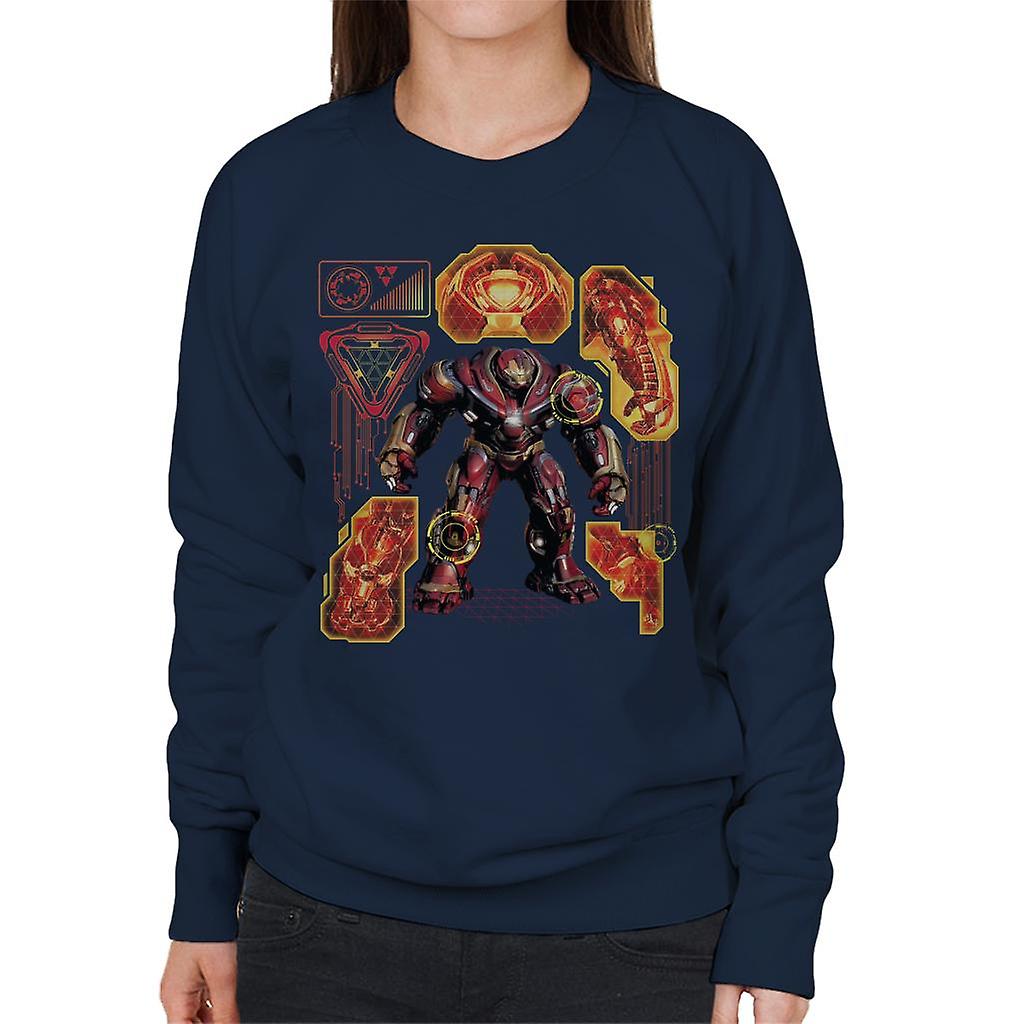 Marvel Avengers Infinity War Hulkbuster Technical Women's Sweatshirt
