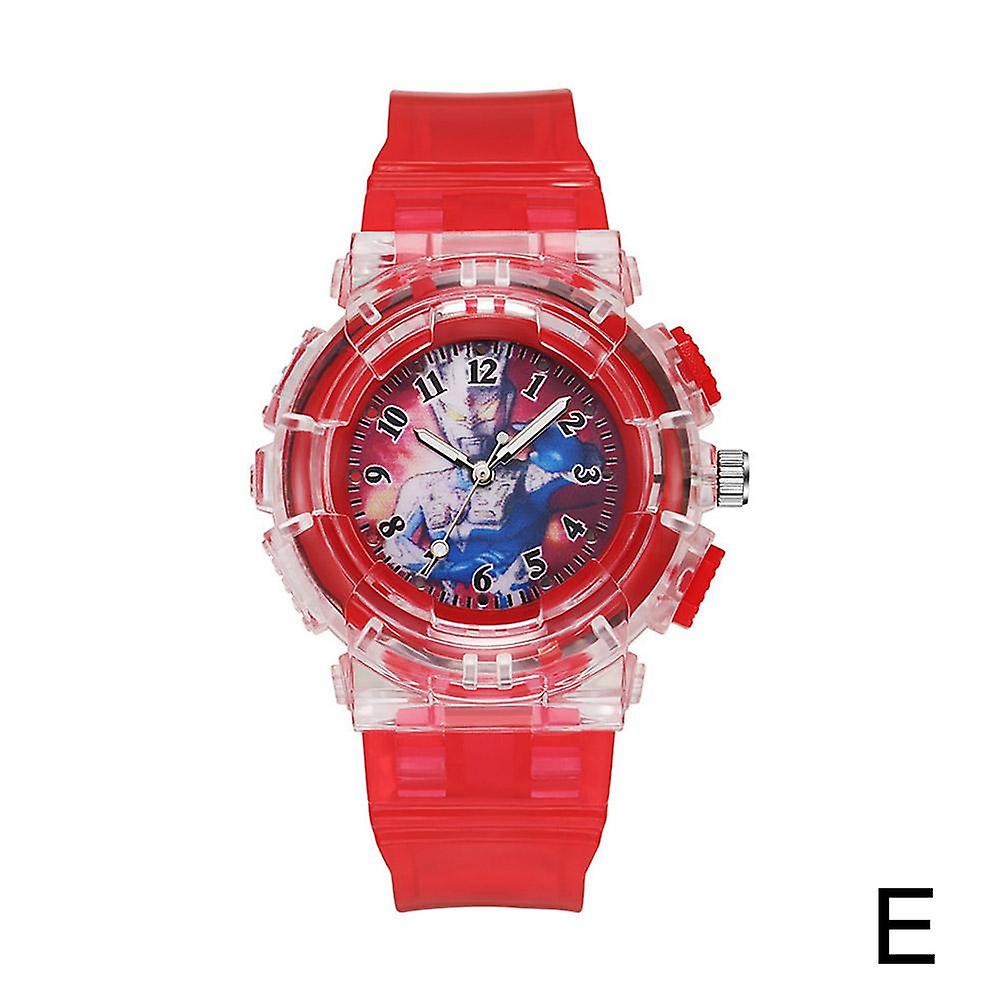 Κινούμενα σχέδια Παιδιά Spiderman Watch Led Light Παιδικά ρολόγια για αγόρια κορίτσια μαθητές αναλογικό ρολόι
