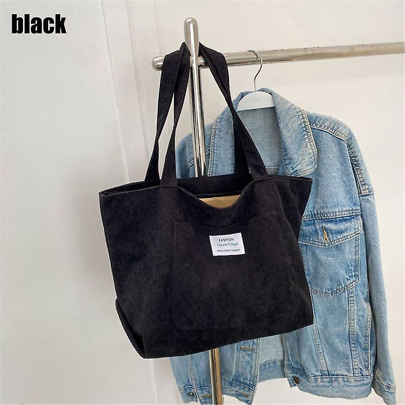Handbag Women's Shoulder Bag Handbags Corduroy Totes Bag Large Capacity Shopping Bag