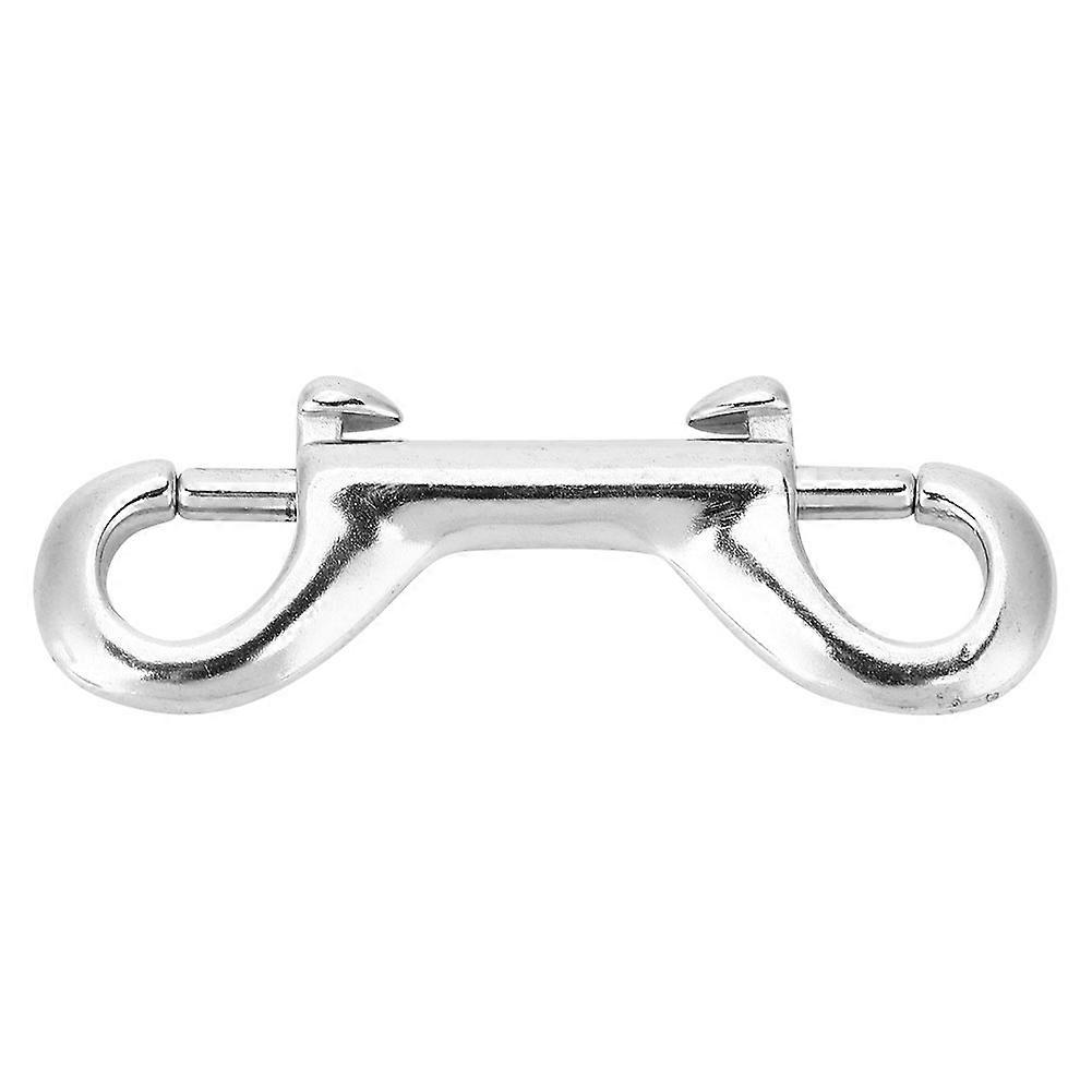 Durable Silver Stainless Steel Double Ended Scuba Diving Buckle (90mm)